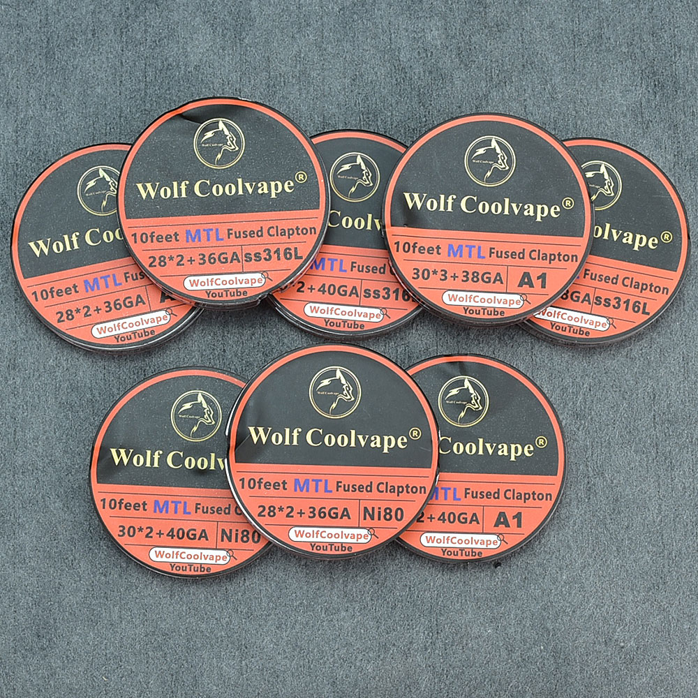Clapton Wire Pre Built - 10 Bộ NI80/A1/SS316L MTL Hợp Nhất
