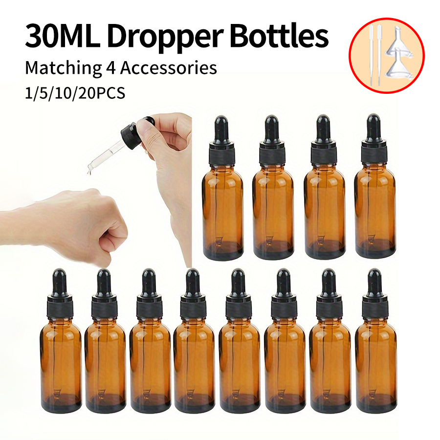 5/10/20pcs + 4 accessories 30m - đánh giá và giá Juice Bottle Dropper