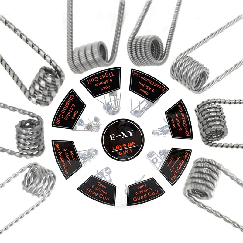Vmiss 8 In 1 Prebuilt Coil Cla - đánh giá và giá Clapton Wire Pre Built