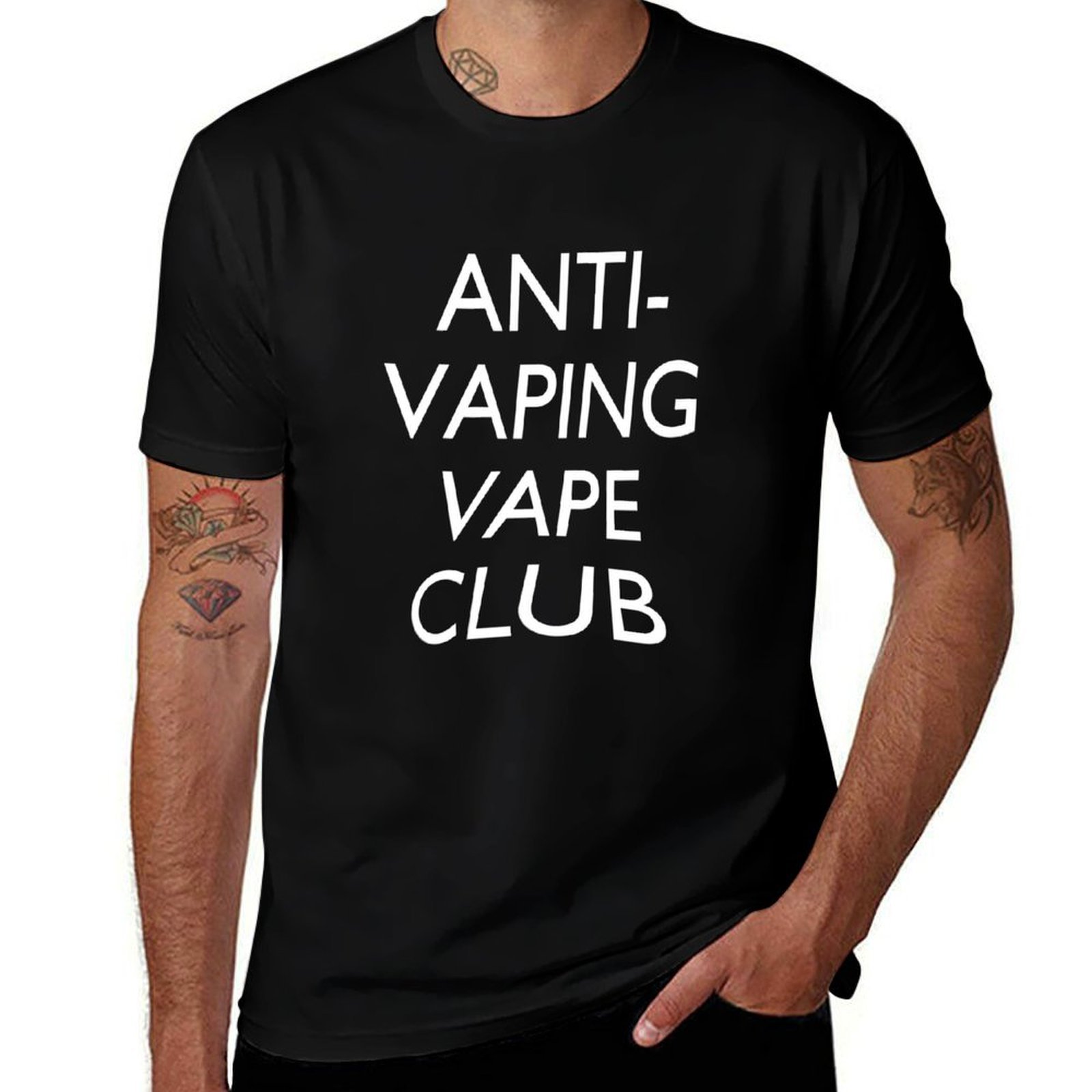 Anti-Vaping Vape Club T-Shirt  - đánh giá và giá Quick Vape