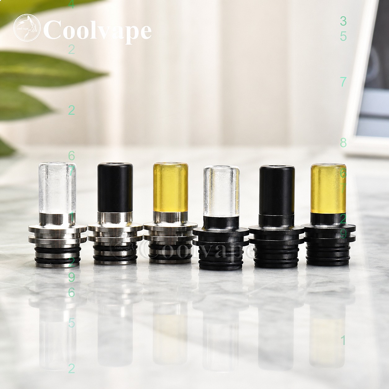 510 MTL Drip Tip Heat Resistan - đánh giá và giá Vape Accessory