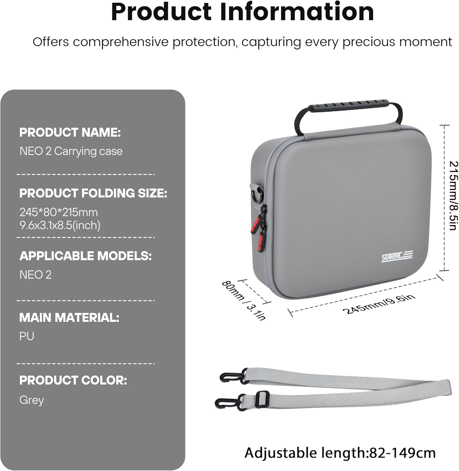 STARTRC Neo 2 Portable PU Shou - đánh giá và giá Battery Case Storage