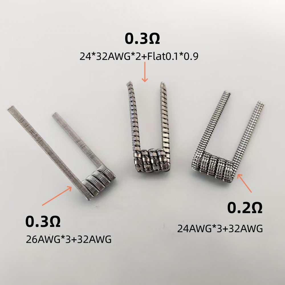 4pcs Premade Resistance Wire A - đánh giá và giá Coil Building Kit