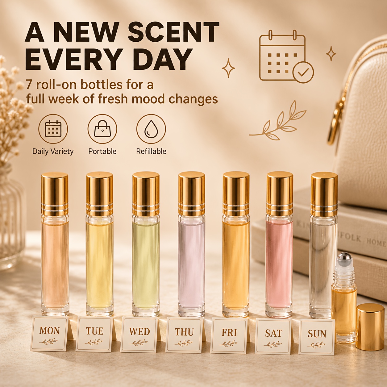 7/14pcs Glass Roll on Bottle 1 - đánh giá và giá Juice Bottle Dropper