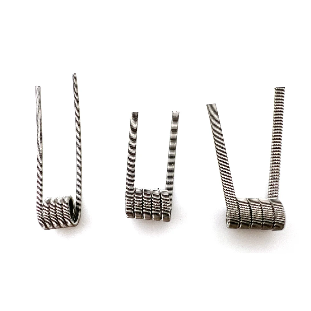10pcs/box Ni80 Prebuilt Coil 2 - đánh giá và giá Clapton Wire Pre Built