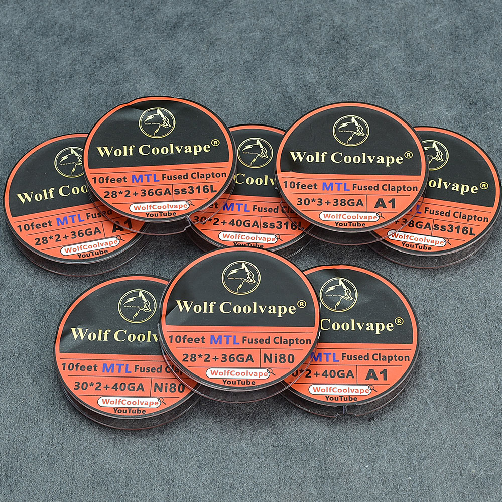 10 Bộ NI80/A1/SS316L MTL Hợp N - đánh giá và giá Clapton Wire Pre Built