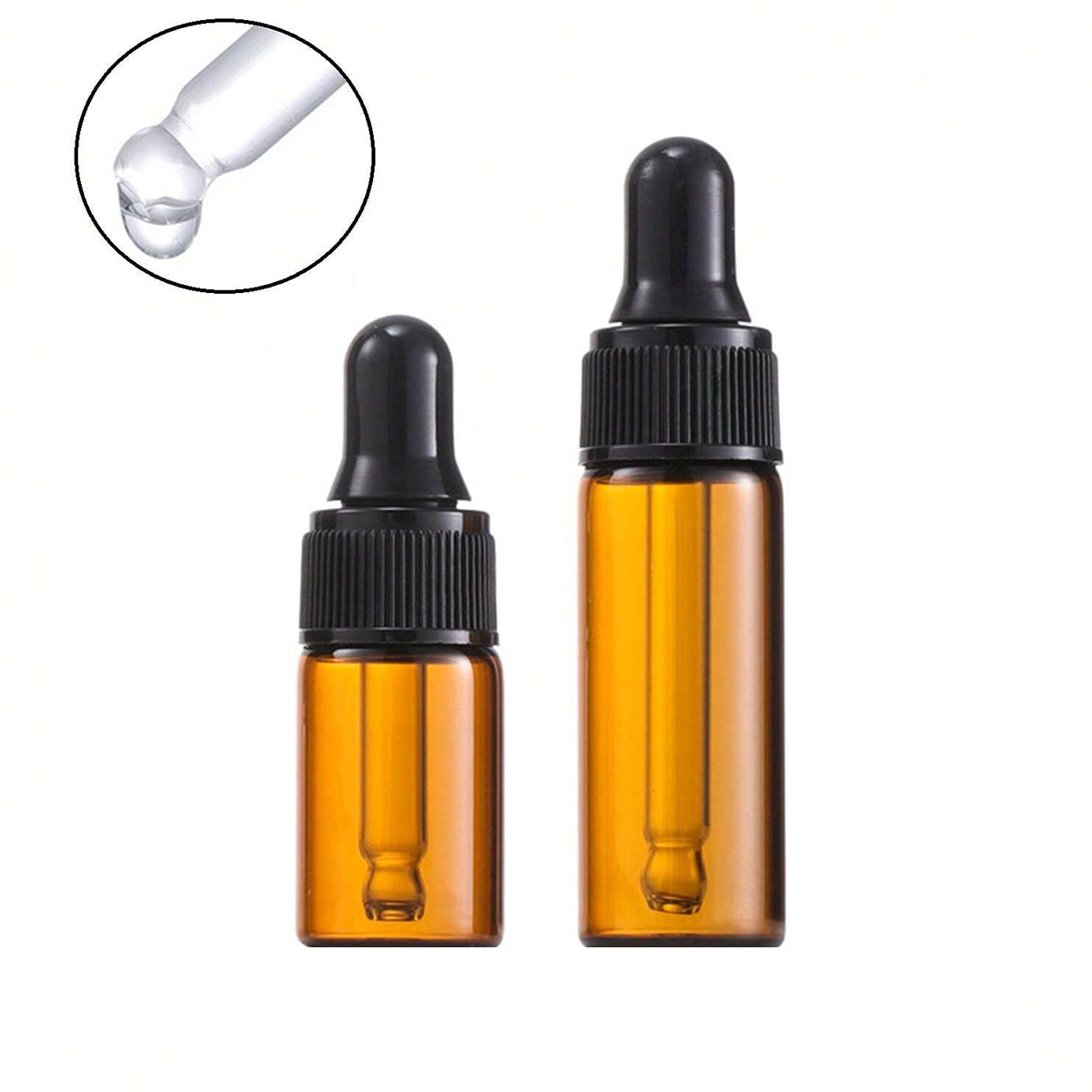 10pcs Dark Amber Glass Dropper - đánh giá và giá Juice Bottle Dropper