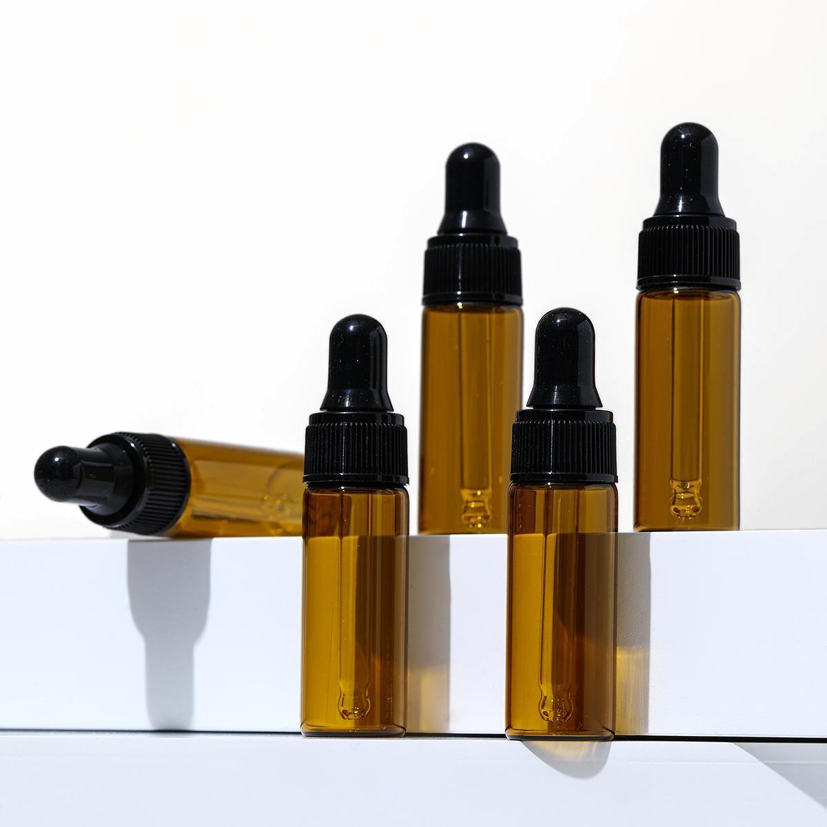 10pcs Dark Amber Glass Dropper - đánh giá và giá Juice Bottle Dropper