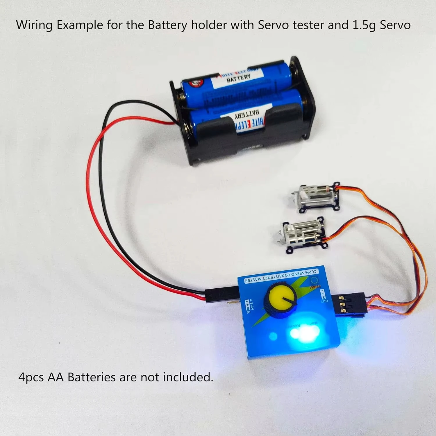 3CH Digital Servo Tester ESC S - đánh giá và giá Battery Case Storage