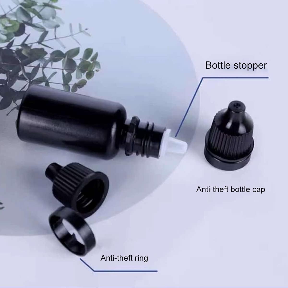 5pcs 5-20ml Black Plastic Bott - đánh giá và giá Juice Bottle Dropper