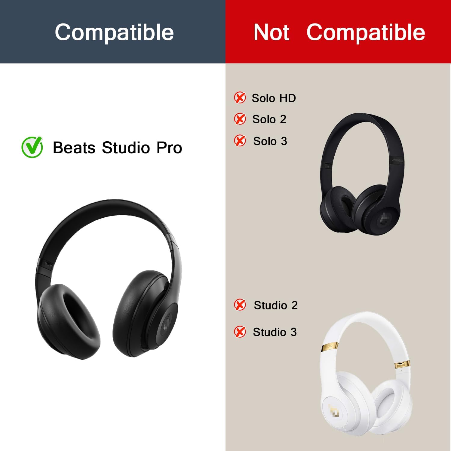 Replacement Ear Pads for Beats - đánh giá và giá Beats Headphone Studio Pro