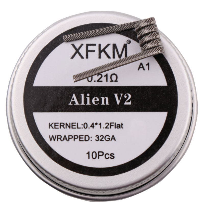 NEW XFKM NI80/A1/SS316L 10pcs/ - đánh giá và giá Clapton Wire Pre Built