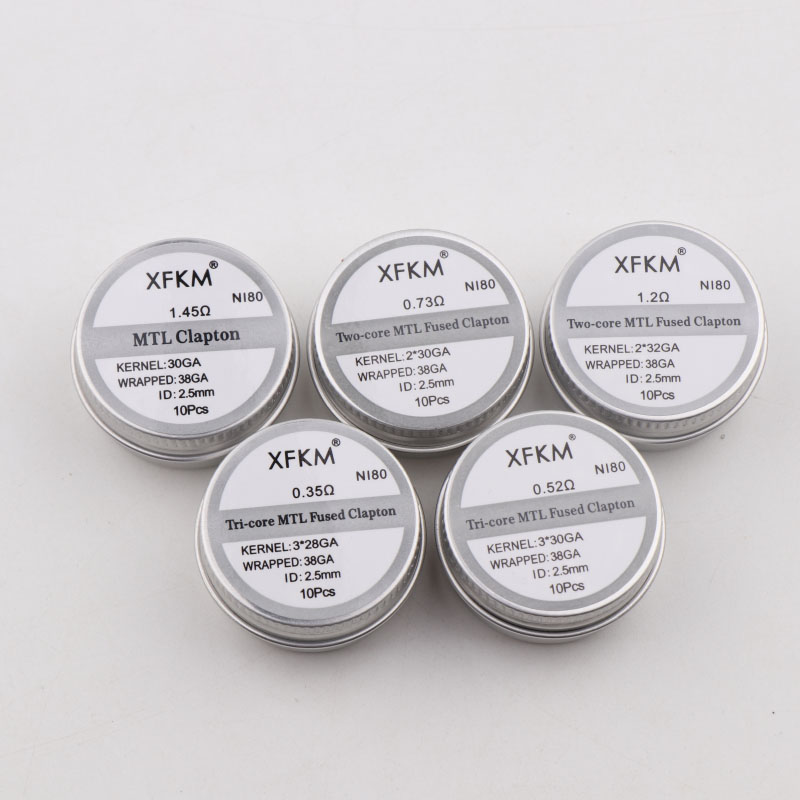 Mới XFKM 10 Cái/hộp NI80/A1/SS - đánh giá và giá Clapton Wire Pre Built